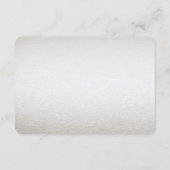 Silver Gold Floral Detail Behuizing Kaart (Achterkant)