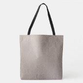 Silver/Gold Geometric Metallic Design Canvas tas (Voorkant)