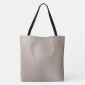 Silver/Gold Geometric Metallic Design Canvas tas (Achterkant)