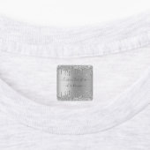 Silver Gold Glitter Metal Sparkle Drift Jouw tekst Labels (Aangebracht)