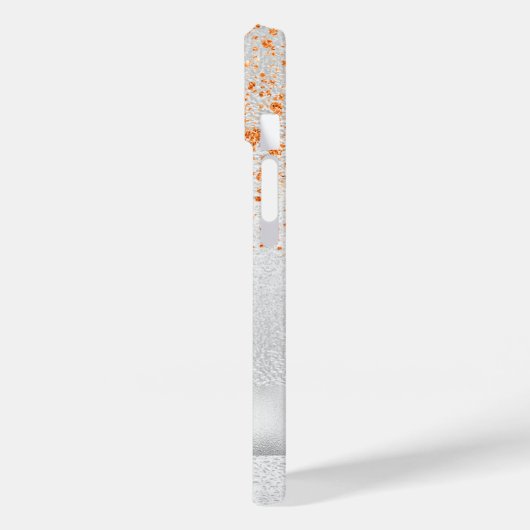 Silver Gold glitter sparkles name Case-Mate iPhone Case (Achterkant / Links)