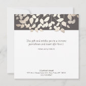 Silver Gold Leaves Salon en Spa Cadeaubon (Achterkant)