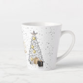 Silver & Gold Merry-kerst Latte Mok (Rechts)