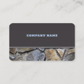 Silver & Gold Slate Effect Loyalty-kaart Klantenkaartje (Achterkant)