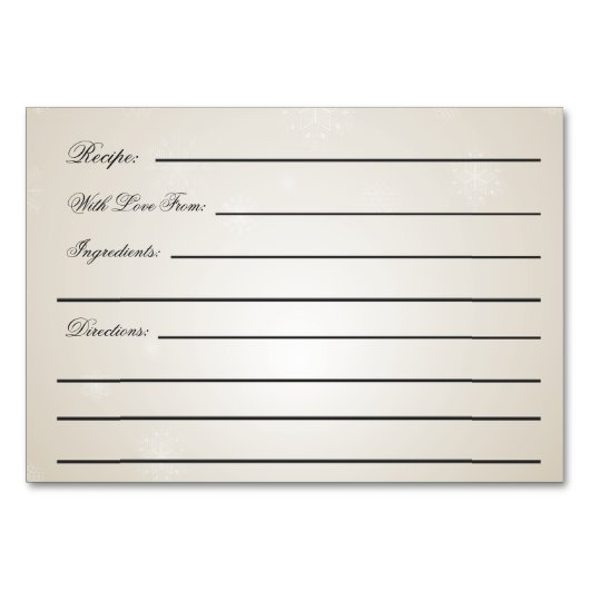 Silver Gold snewflake vrijgezellenfeest recept car Kaart (Achterkant)