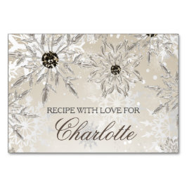 Silver Gold snewflake vrijgezellenfeest recept car Kaart