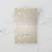 Silver Gold Snow vrijgezellenfeest Hartelijk dank Bedankkaart (Binnen)