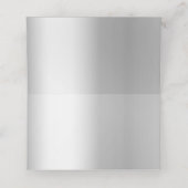 Silver Gold sparkles bruiloft Plaatskaartje (Binnenkant ongevouwen)