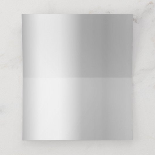 Silver Gold sparkles bruiloft Plaatskaartje (Binnenkant ongevouwen)