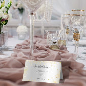 Silver Gold sparkles bruiloft Plaatskaartje