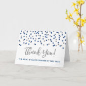 Silver Gold Stippen Employee Appreciard Card Kaart (Gele Bloem)
