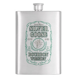 Silver Goose Bourbon Whiskey Flacon