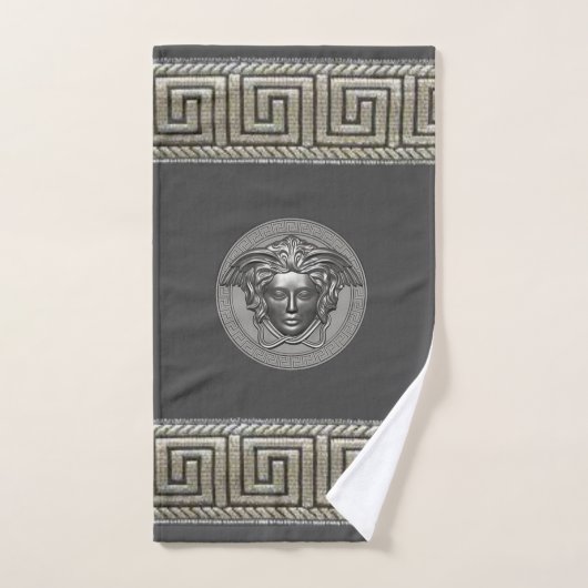 Silver Gorgon - Medusa Gast / Cadeau Bad Handdoek (Handdoek)