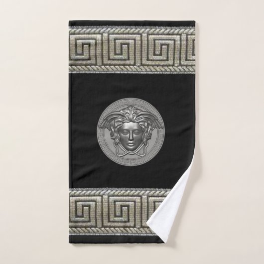 Silver Gorgon - Medusa Gast / Cadeau Bad Handdoek (Handdoek)
