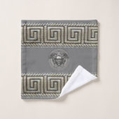 Silver Gorgon - Medusa Gast / Cadeau Bad Handdoek (Wasdoekje)