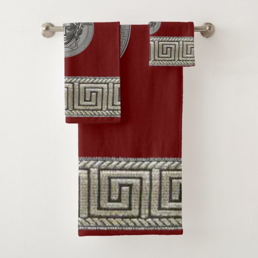 Silver Gorgon - Medusa Gast / Cadeau Bad Handdoek (Insitu)