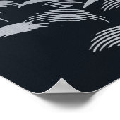 Silver Gothic Tarot Kaart bruiloft welkom teken Poster (Hoek)