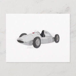 Silver GP Racer Briefkaart