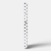 Silver Gradient Polka Dots van Shirley Taylor Case-Mate iPhone Case (Achterkant / Links)