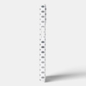 Silver Gradient Polka Dots van Shirley Taylor Case-Mate iPhone Case (Achterkant / Rechts)