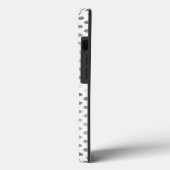 Silver Gradient Polka Dots van Shirley Taylor Case-Mate iPhone Case (Achterkant / Links)