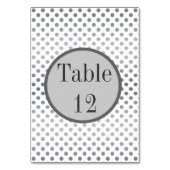 Silver Gradient Polka Dots van Shirley Taylor Kaart (Achterkant)