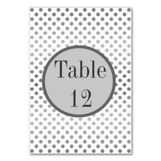 Silver Gradient Polka Dots van Shirley Taylor Kaart (Voorkant)