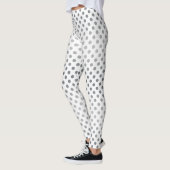 Silver Gradient Polka Dots van Shirley Taylor Leggings (Links)