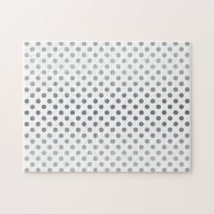 Silver Gradient Polka Dots van Shirley Taylor Legpuzzel