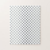 Silver Gradient Polka Dots van Shirley Taylor Legpuzzel (Verticaal)