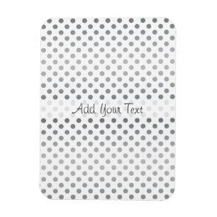 Silver Gradient Polka Dots van Shirley Taylor Magneet