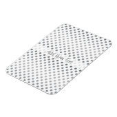 Silver Gradient Polka Dots van Shirley Taylor Magneet (Linkerzijde)