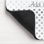 Silver Gradient Polka Dots van Shirley Taylor Muismat (Hoek)