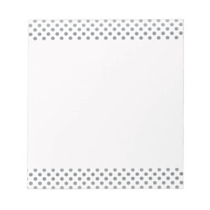 Silver Gradient Polka Dots van Shirley Taylor Notitieblok