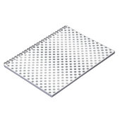 Silver Gradient Polka Dots van Shirley Taylor Notitieboek (Linkerzijde)