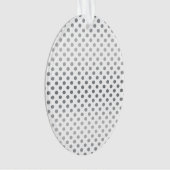 Silver Gradient Polka Dots van Shirley Taylor Ornament (voorkant)