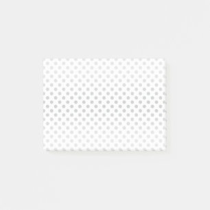 Silver Gradient Polka Dots van Shirley Taylor Post-it® Notes