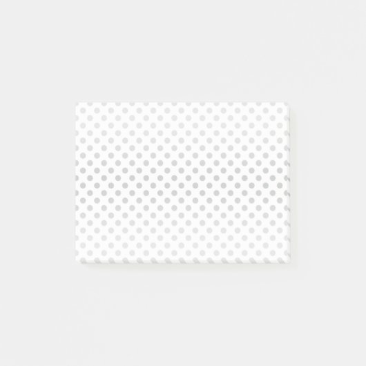 Silver Gradient Polka Dots van Shirley Taylor Post-it® Notes (Voorkant)