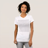 Silver Gradient Polka Dots van Shirley Taylor T-shirt (Voorkant volledig)