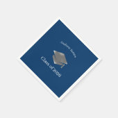 Silver Graduation Cap -Class of 2026= no2 Servet (Hoek)
