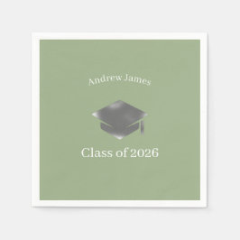  Silver Graduation Cap -Class of 2026= no3 Servet
