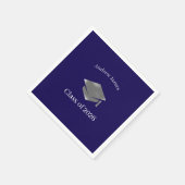  Silver Graduation Cap -Class of 2026 Servet (Hoek)