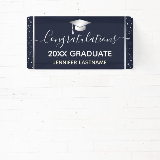 Silver Graduation Party Budget Spandoek (Insitu)