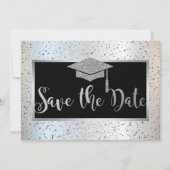 Silver Gradup, Confetti sparen de Datum Save The Date (Voorkant)