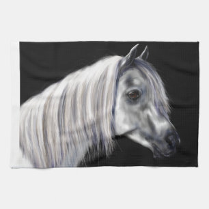 Silver Gray Arabian Horse Theedoek