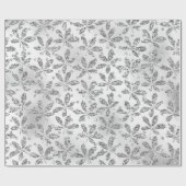 Silver Gray Crystals Hashish Folie Metal Swarovski Cadeaupapier (Vlak)