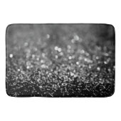 Silver Gray Glitter Bokeh Glam 1 Badmat (Voorkant)