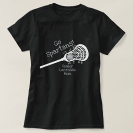 Silver Gray Go Team Lacrosse mama T-shirt