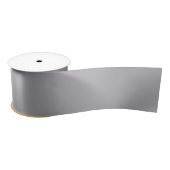 Silver Gray Satijnen Lint (Spoel)