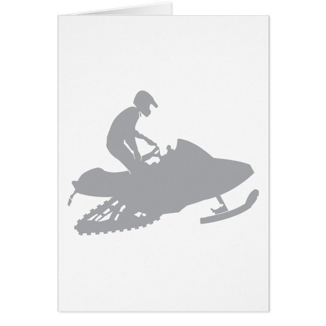Silver Gray Snowmobiler (Voorkant)